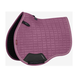 LeMieux Reflective Suede Mixte GP Square Zadeldek Kaasjeskruid Violet LeMieux Reflective Suede Mixte GP Square Zadeldek Kaasjeskruid Violet