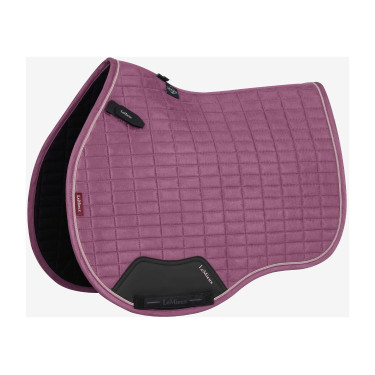 LeMieux Reflective Suede Mixte GP Square Zadeldek Kaasjeskruid Violet LeMieux Reflective Suede Mixte GP Square Zadeldek Kaasjeskruid Violet