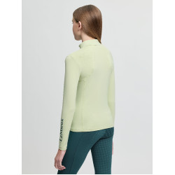 Baselayer LeMieux Young Rider Classique met lange mouwen Badge Groen