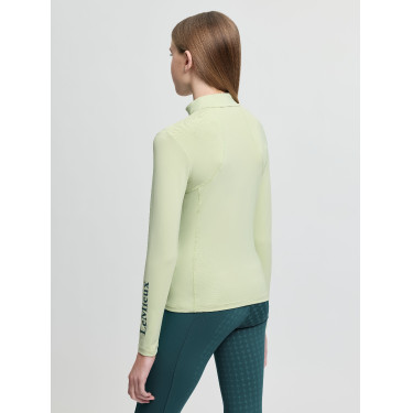 Baselayer LeMieux Young Rider Classique met lange mouwen Badge Groen