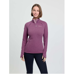 LeMieux Frances dames fleece met ritskraag Kaasjeskruid LeMieux Frances dames fleece met ritskraag Kaasjeskruid