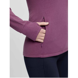 LeMieux Frances dames fleece met ritskraag Kaasjeskruid LeMieux Frances dames fleece met ritskraag Kaasjeskruid