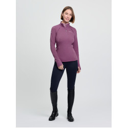 LeMieux Frances dames fleece met ritskraag Kaasjeskruid LeMieux Frances dames fleece met ritskraag Kaasjeskruid