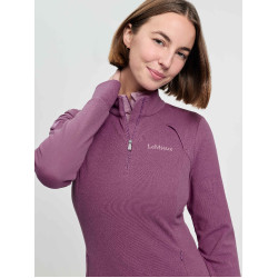 LeMieux Frances dames fleece met ritskraag Kaasjeskruid LeMieux Frances dames fleece met ritskraag Kaasjeskruid