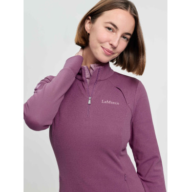 LeMieux Frances dames fleece met ritskraag Kaasjeskruid LeMieux Frances dames fleece met ritskraag Kaasjeskruid