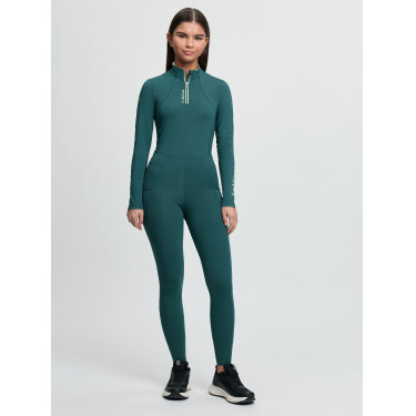 Rijbroek voor paardrijden Young Rider LeMieux Orla Harlow Coral Crush Jungle Groen