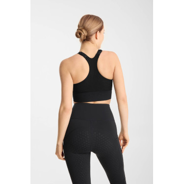 Sportbeha Horze Alisa Zwart