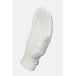 Horze Ally mesh rijhandschoenen Glanzend wit