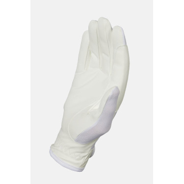 Horze Ally mesh rijhandschoenen Glanzend wit
