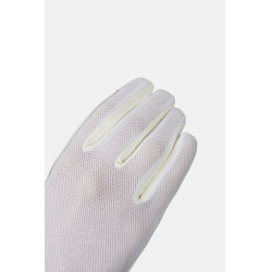 Horze Ally mesh rijhandschoenen Glanzend wit