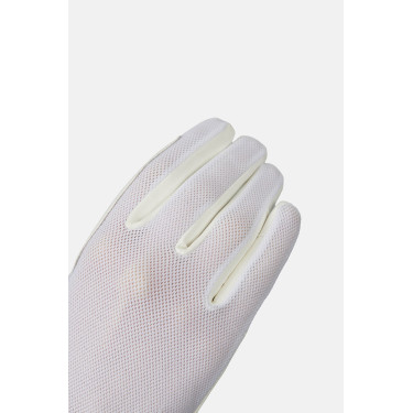Horze Ally mesh rijhandschoenen Glanzend wit