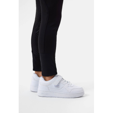 Horze rijbroek met volledig zitvlak Young Rider Evelyn Zwart