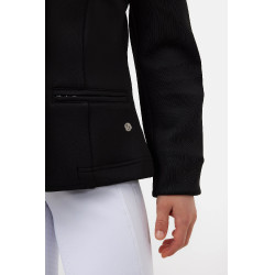 Wedstrijdjas Horze Young Rider Tilda kind Zwart