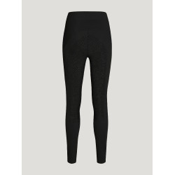 Tommy Hilfiger Equestrian Elmira dameslegging full grip met strass Zwart Tommy Hilfiger Equestrian Elmira dameslegging full grip met strass Zwart