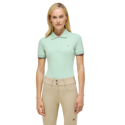 Dames zip-polo Anaheim Tommy Hilfiger Equestrian Belair munt Groen Dames zip-polo Anaheim Tommy Hilfiger Equestrian Belair munt Groen