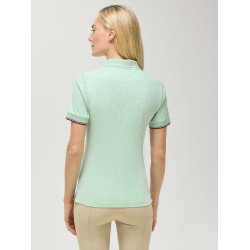 Dames zip-polo Anaheim Tommy Hilfiger Equestrian Belair munt Groen Dames zip-polo Anaheim Tommy Hilfiger Equestrian Belair munt Groen