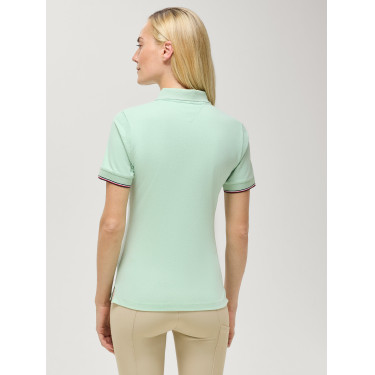 Dames zip-polo Anaheim Tommy Hilfiger Equestrian Belair munt Groen Dames zip-polo Anaheim Tommy Hilfiger Equestrian Belair munt Groen
