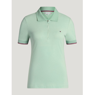 Dames zip-polo Anaheim Tommy Hilfiger Equestrian Belair munt Groen Dames zip-polo Anaheim Tommy Hilfiger Equestrian Belair munt Groen