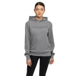 Dameshoodie Tommy Hilfiger Equestrian Gemêleerd grijs