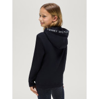Tommy Hilfiger Equestrian Young Rider Laguna hoodie met logo Woestijnlucht Blauw