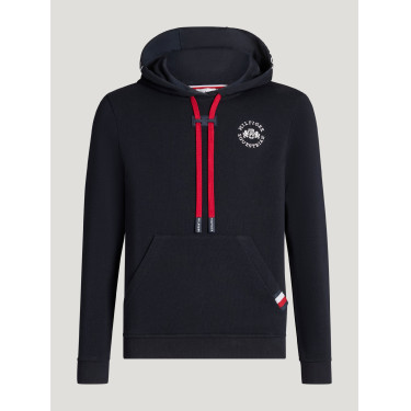 Tommy Hilfiger Equestrian Young Rider Laguna hoodie met logo Woestijnlucht Blauw Tommy Hilfiger Equestrian Young Rider Laguna hoodie met logo Woestijnlucht Blauw
