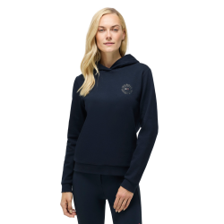 Dames hoodie met strassteentjes Hollywood Tommy Hilfiger Equestrian Woestijnlucht Blauw