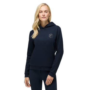 Dames hoodie met strassteentjes Hollywood Tommy Hilfiger Equestrian Woestijnlucht Blauw