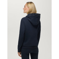 Dames hoodie met strassteentjes Hollywood Tommy Hilfiger Equestrian Woestijnlucht Blauw