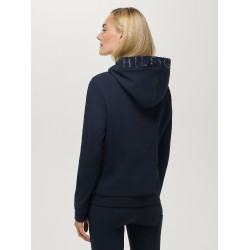 Dames hoodie met strassteentjes Hollywood Tommy Hilfiger Equestrian Woestijnlucht Blauw