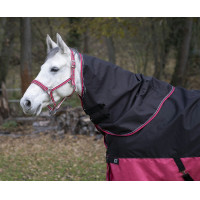 Couvre-cou Equi-Theme Tyrex 1200 D 0g Noir / framboise