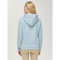 Dames hoodie met strassteentjes Hollywood Tommy Hilfiger Equestrian Woestijnlucht Blauw