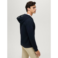 Tommy Hilfiger Equestrian Ventura heren zip hoodie Woestijnlucht Blauw Tommy Hilfiger Equestrian Ventura heren zip hoodie Woestijnlucht Blauw