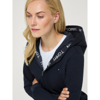 Dames hooded zipped sweatshirt Beverly Tommy Hilfiger Equestrian Woestijnlucht Blauw Dames hooded zipped sweatshirt Beverly Tommy Hilfiger Equestrian Woestijnlucht Blauw
