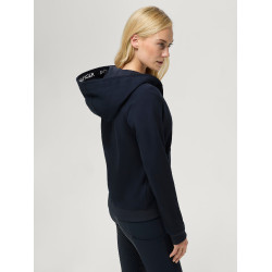 Dames hooded zipped sweatshirt Beverly Tommy Hilfiger Equestrian Woestijnlucht Blauw