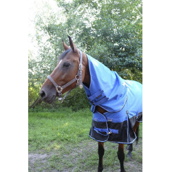 Nekstuk Equithème Tyrex 1200 D 0g Blauw / zwart
