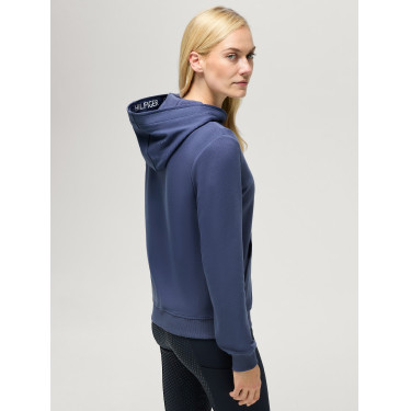 Dames hooded zipped sweatshirt Beverly Tommy Hilfiger Equestrian Verbleekt indigo Blauw