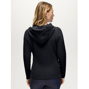 Dameshoodie met rits en capuchon Tommy Hilfiger Equestrian Whitney Woestijnlucht Blauw