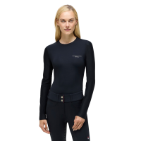 T-shirt Adel Sunguard met lange mouwen Tommy Hilfiger Equestrian dames Woestijnlucht Blauw