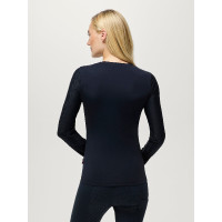 T-shirt Adel Sunguard met lange mouwen Tommy Hilfiger Equestrian dames Woestijnlucht Blauw