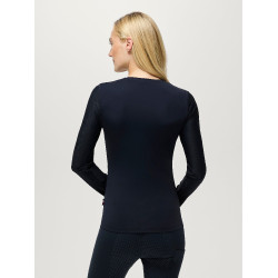 T-shirt Adel Sunguard met lange mouwen Tommy Hilfiger Equestrian dames Woestijnlucht Blauw T-shirt Adel Sunguard met lange mouwen Tommy Hilfiger Equestrian dames Woestijnlucht Blauw