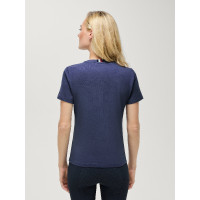 Dames T-shirt met korte mouwen Pasadena Tommy Hilfiger Equestrian Woestijnlucht Blauw