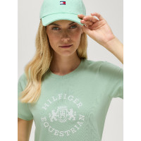Dames T-shirt met korte mouwen Pasadena Tommy Hilfiger Equestrian Belair munt Groen Dames T-shirt met korte mouwen Pasadena Tommy Hilfiger Equestrian Belair munt Groen
