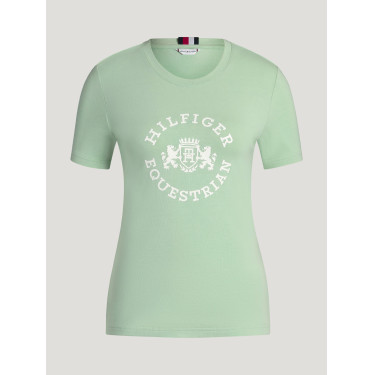 Dames T-shirt met korte mouwen Pasadena Tommy Hilfiger Equestrian Belair munt Groen Dames T-shirt met korte mouwen Pasadena Tommy Hilfiger Equestrian Belair munt Groen