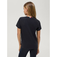 T-shirt met korte mouwen Tommy Hilfiger Equestrian Pasadena Young Rider Woestijnlucht Blauw