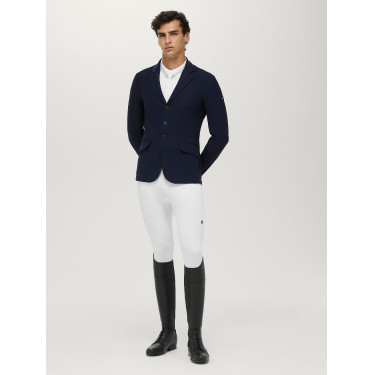 Competitionjasje Carson Tommy Hilfiger Equestrian heren Woestijnlucht Blauw