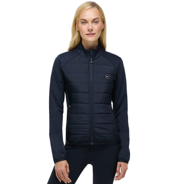 Dames Hybrid jas Tommy Hilfiger Equestrian Napa Woestijnlucht Blauw Dames Hybrid jas Tommy Hilfiger Equestrian Napa Woestijnlucht Blauw