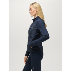 Dames Hybrid jas Tommy Hilfiger Equestrian Napa Woestijnlucht Blauw Dames Hybrid jas Tommy Hilfiger Equestrian Napa Woestijnlucht Blauw