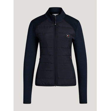 Dames Hybrid jas Tommy Hilfiger Equestrian Napa Woestijnlucht Blauw Dames Hybrid jas Tommy Hilfiger Equestrian Napa Woestijnlucht Blauw