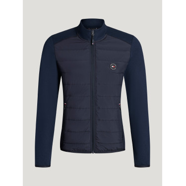 Hybride jas Tommy Hilfiger Equestrian Cruz heren Woestijnlucht Blauw Hybride jas Tommy Hilfiger Equestrian Cruz heren Woestijnlucht Blauw