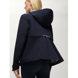 Waterdichte Tommy Hilfiger Equestrian Upland damesjas compatibel met airbag Woestijnlucht Blauw